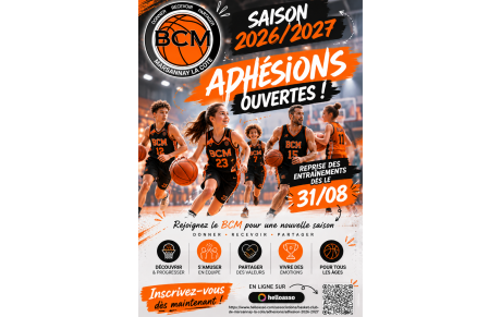 Ouverture des adhésions 2026/2027